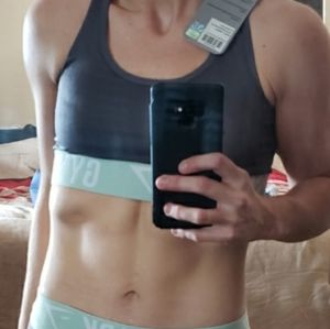 Medium Mint & Grey Gymshark Bra